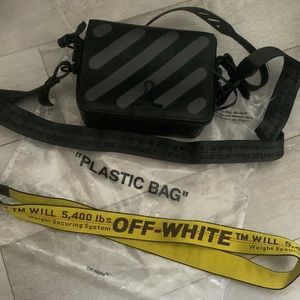 OFF-WHITE Black clip bag